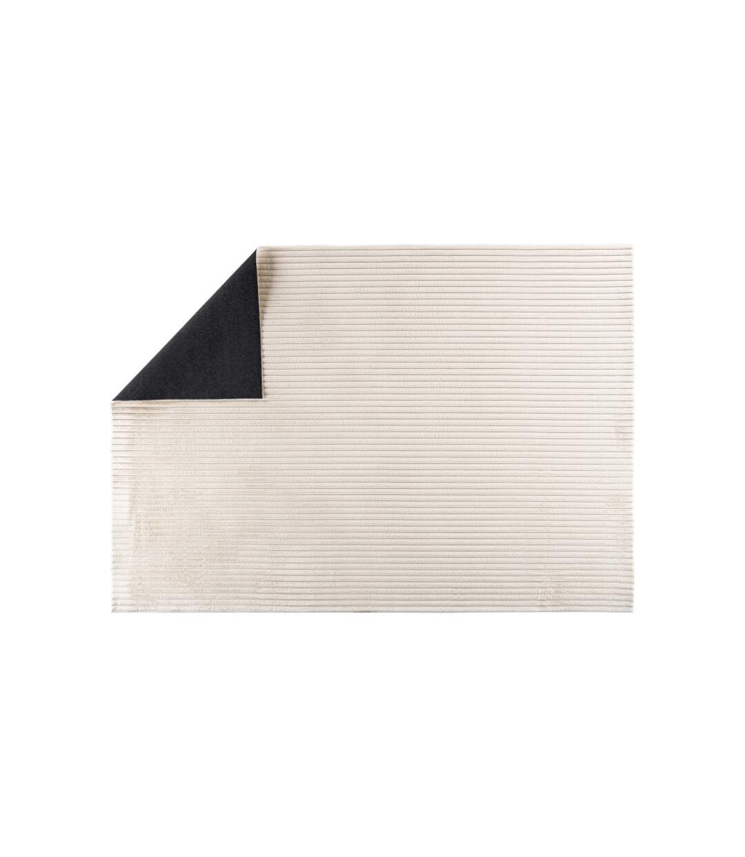 Tapis Déco Miller 160x230cm Blanc Cassé-2