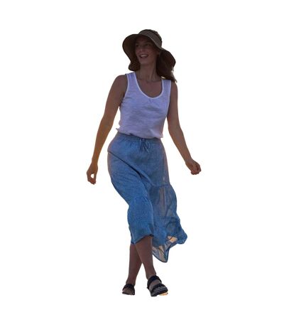 Mountain Warehouse Womens/Ladies Palermo Tiered Midi Skirt (Corn Blue) - UTMW3036