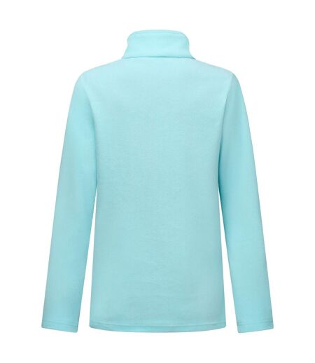 Haut Polaire Uni À Col Montant Zippé Sweetheart Femme Turquoise Clair Vif Regatta