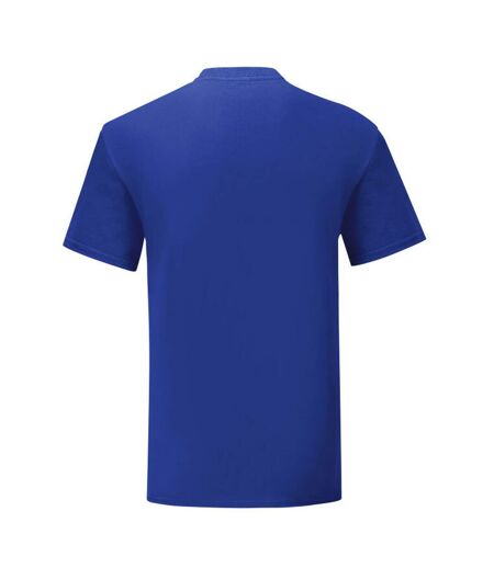 T-shirt manches courtes iconic homme bleu cobalt Fruit of the Loom