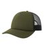 Casquette Trucker Motif/style 5 Panneaux Rapper-s Adulte Olive Noir Atlantis-1