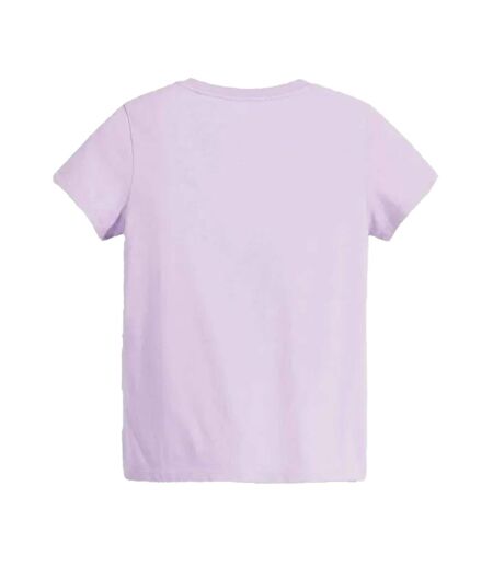 Womens/ladies Perfect V Neck T-shirt Lilac Levis