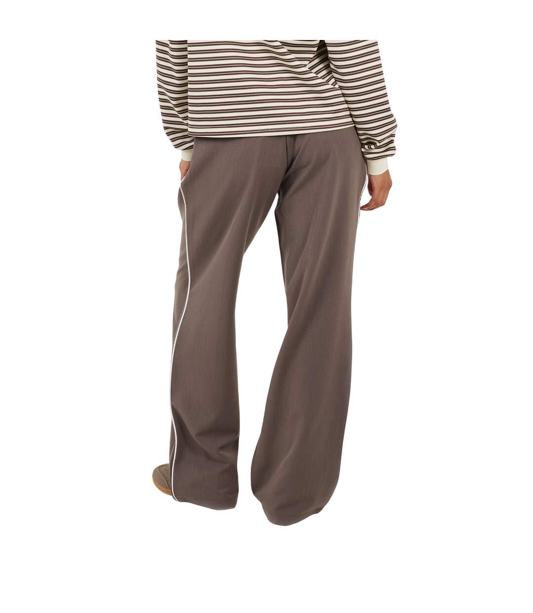 Pantalon Jessie Femme Marron Blanc Brave Soul-3