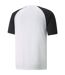 Mens Teampacer Colour Block T-shirt White Black Puma-2