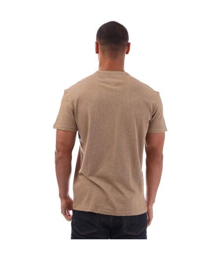 T-shirt Style Ton Sur Ton Homme Brun-beige Tommy Jeans