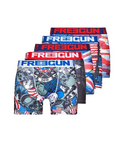 Lot de 5 Boxers homme Drapeaux Freegun