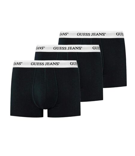 X3 boxers noir/blanc homme guess trunk - l