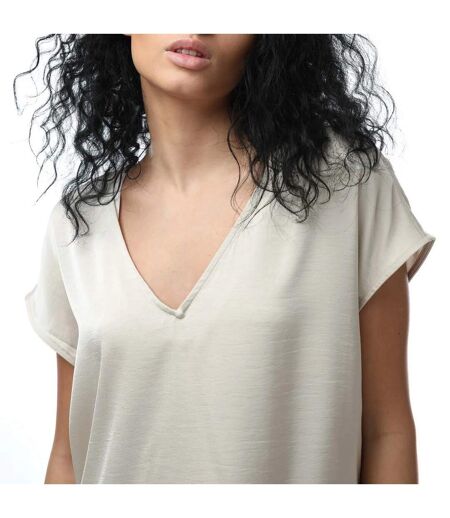 Haut marys dana femme beige gris Vero Moda