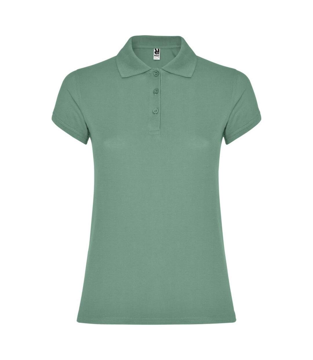 Polo star femme menthe foncée Roly