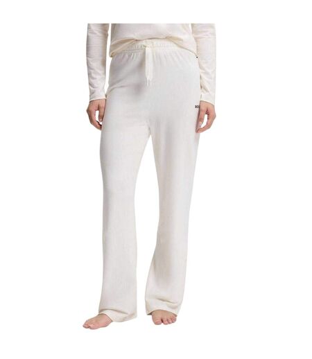 Bas De Pyjama Motif/style Logo Femme Blanc Boss
