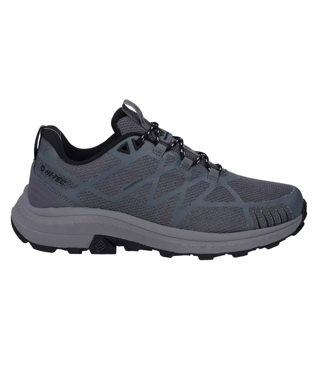 Chaussures De Marche Mauna Homme Gris Noir Hi-Tec-4
