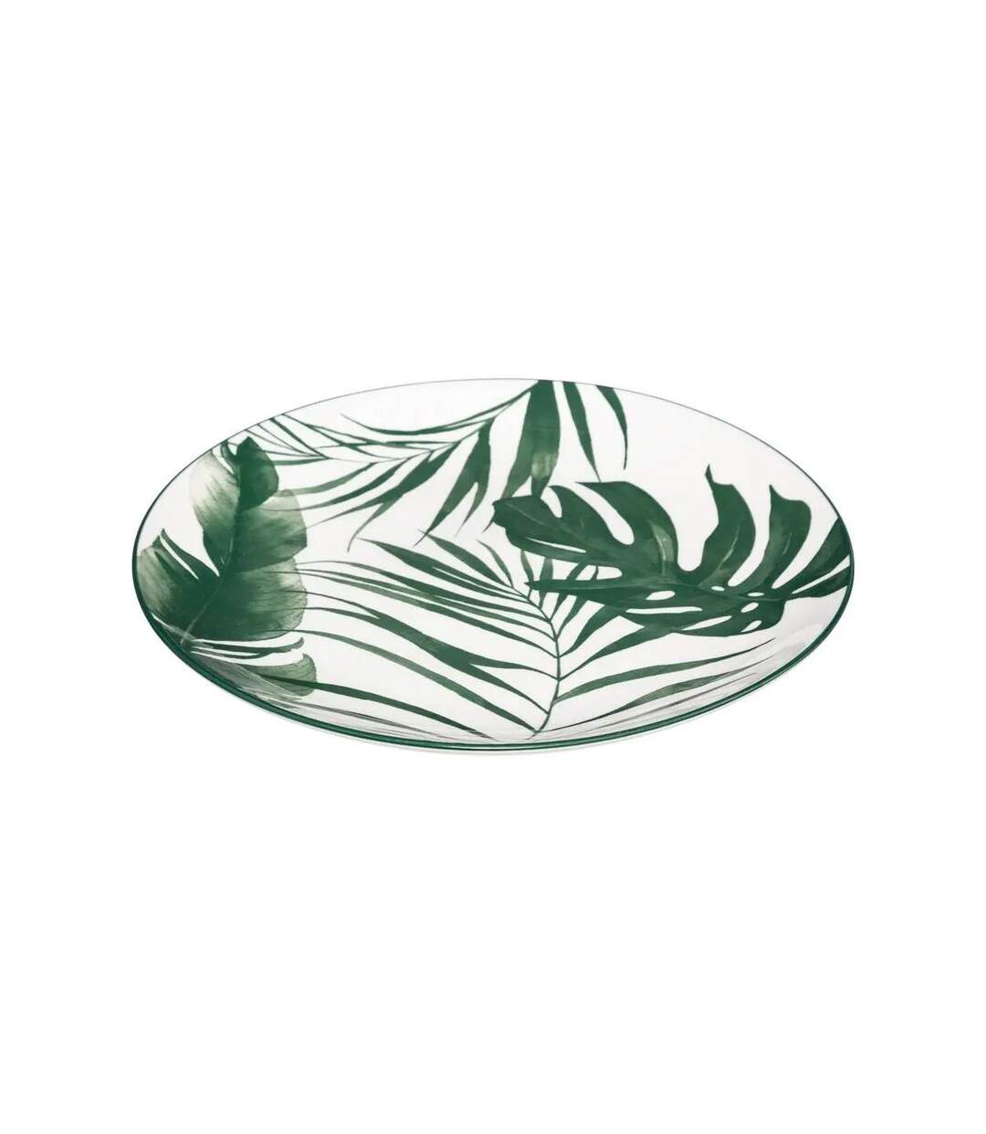 Lot de 6 Assiettes à Dessert Palme 19cm Vert-2
