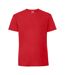 T-shirt Iconic Premium Homme Rouge Fruit Of The Loom-1
