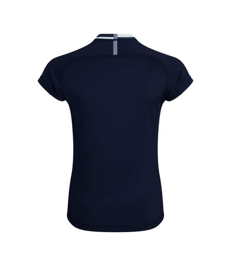 Womens/ladies Evader Hooped Vapodri Jersey Navy Canterbury