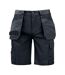 Mens work shorts black Projob-1