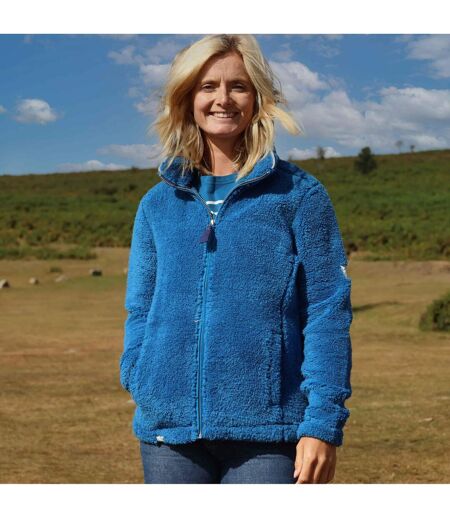 Veste Polaire Femme Bleu Sarcelle Lazy Jacks