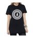Disney Womens/Ladies Alice In Wonderland Circle Cotton Boyfriend T-Shirt (Noir) - UTBI8543-3