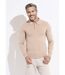 Pull coupe ajusté fine jauge col polo-1