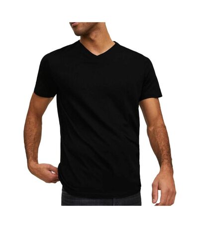 T-shirt Noir Homme Jack & Jones Basic V - L