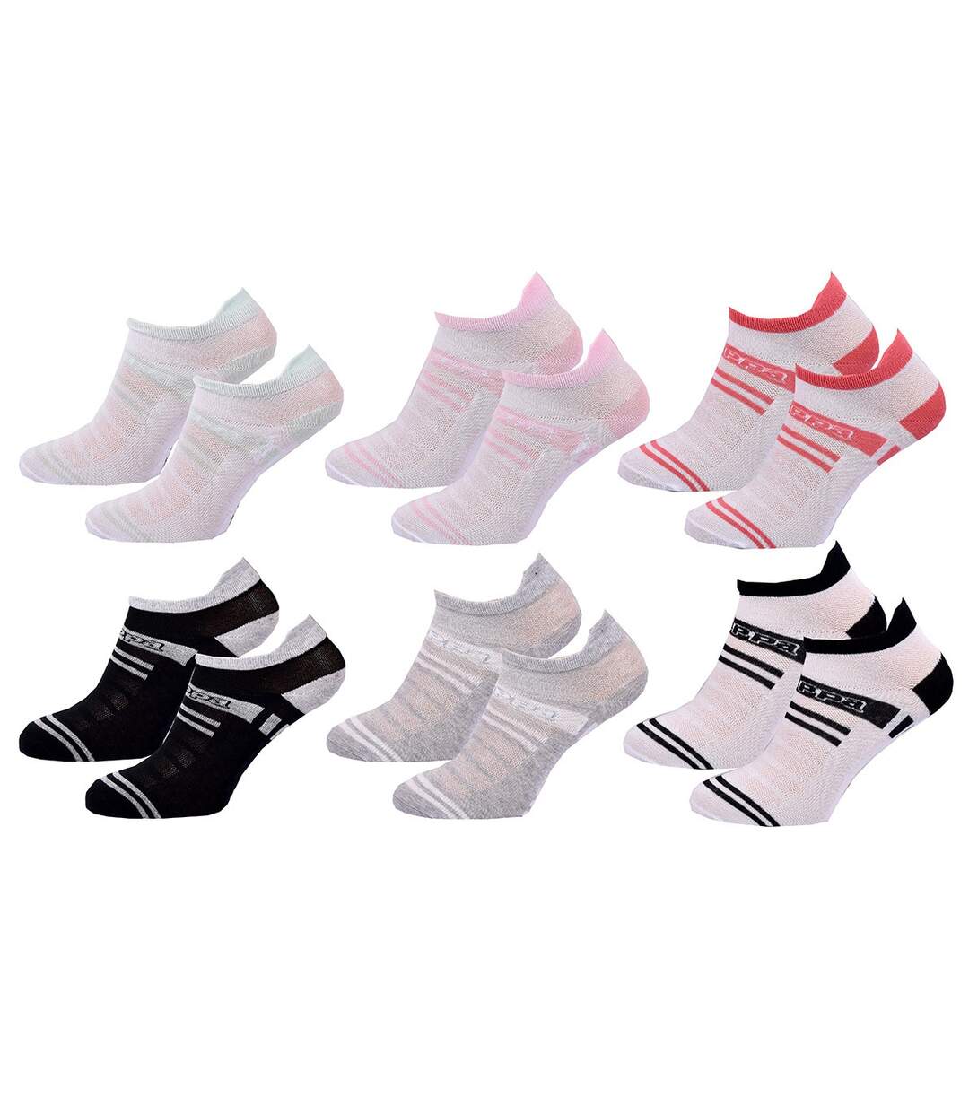 Chaussettes Femme SNEAKER KAPPA Pack de 6 Paires 3048-1