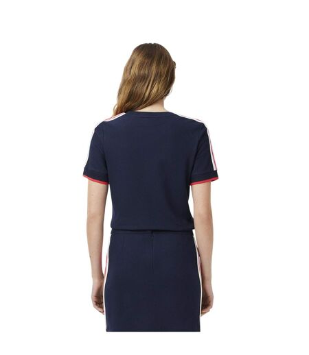 T-shirt Motif/style Badge Femme Bleu Marine Foncé Lacoste