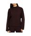 Sweat marron foncé femme soul studio knitwear-1