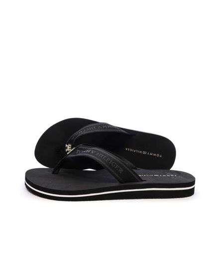 Tongs noires homme tommy hilfiger webbing - 36