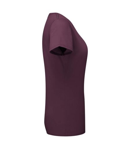 T-shirt Premium Femme Violet Foncé Fruit Of The Loom