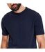 Mens Crew Neck Regular T-shirt Navy Threadbare-3