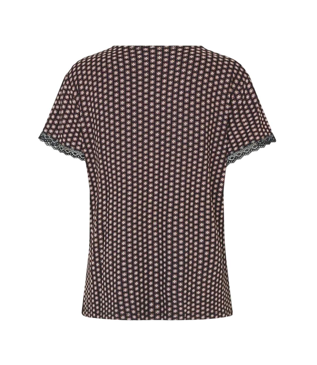 Womens/ladies Jacqueline Dotted T-shirt Black CCDK Copenhagen-3