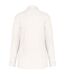 Womens/ladies Linen Long-sleeved Shirt White Spasso-2