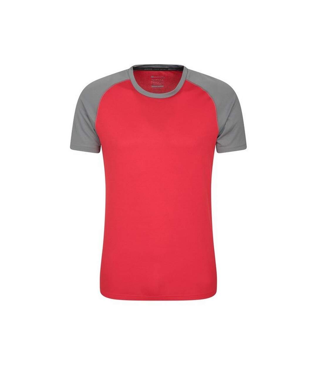 T-shirt endurance homme rouge / gris Mountain Warehouse-1