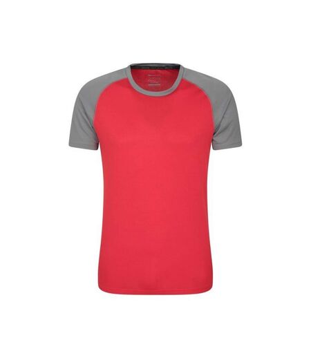 Mountain Warehouse - T-shirt ENDURANCE - Homme (Rouge / Gris) - UTMW211