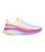 Womens/ladies Max Cushioning Propulsion Trainers White Orange Skechers-3