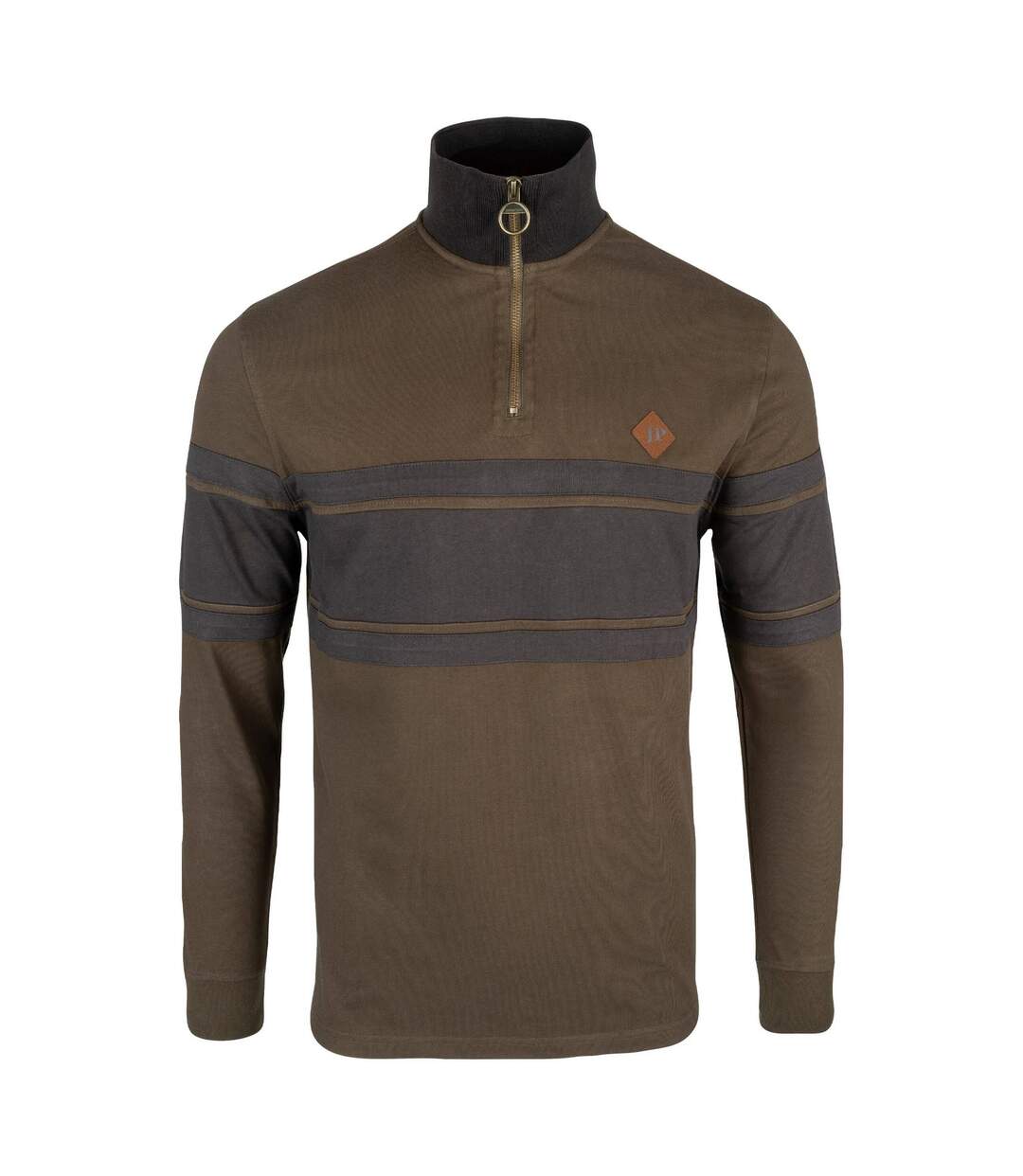 Sweat Motif/style Panneau Contrasté Homme Vert Jack Pyke-1