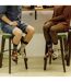 1 Pack Unisex Mismatched Novelty Odd Socks - Coffee-5