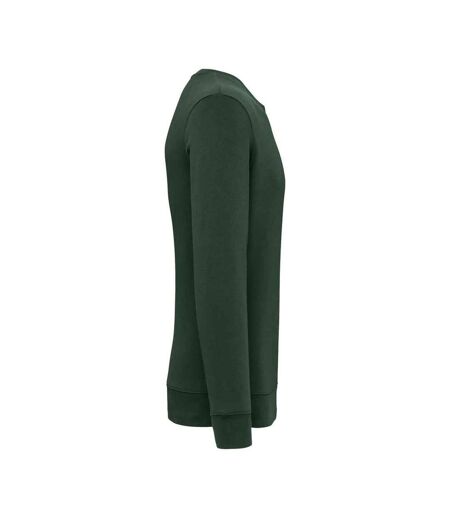 Unisex adult crew neck sweatshirt forest green Native Spirit
