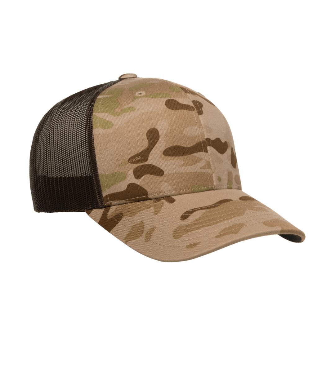 Casquette trucker flexfit multicam aride / marron Yupoong-3