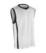Mens basketball top white/black Spiro-1