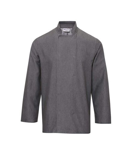 Veste de cuisinier adulte gris Premium