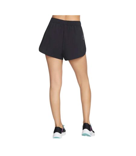Womens/ladies Performance Hybrid Short Black Skechers