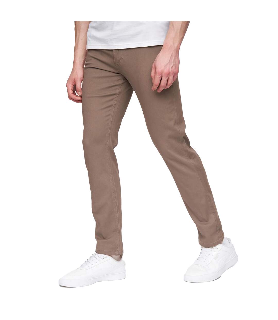 Chino Visit Homme Brun Clair Henleys-2