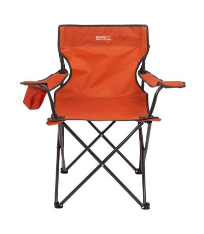 Regatta - Chaise de camping ISLA (Rouge orangé / Anthracite) (Taille unique) - UTRG10023
