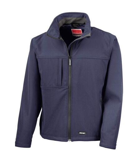 Veste Softshell Classic Homme Bleu Marine Result
