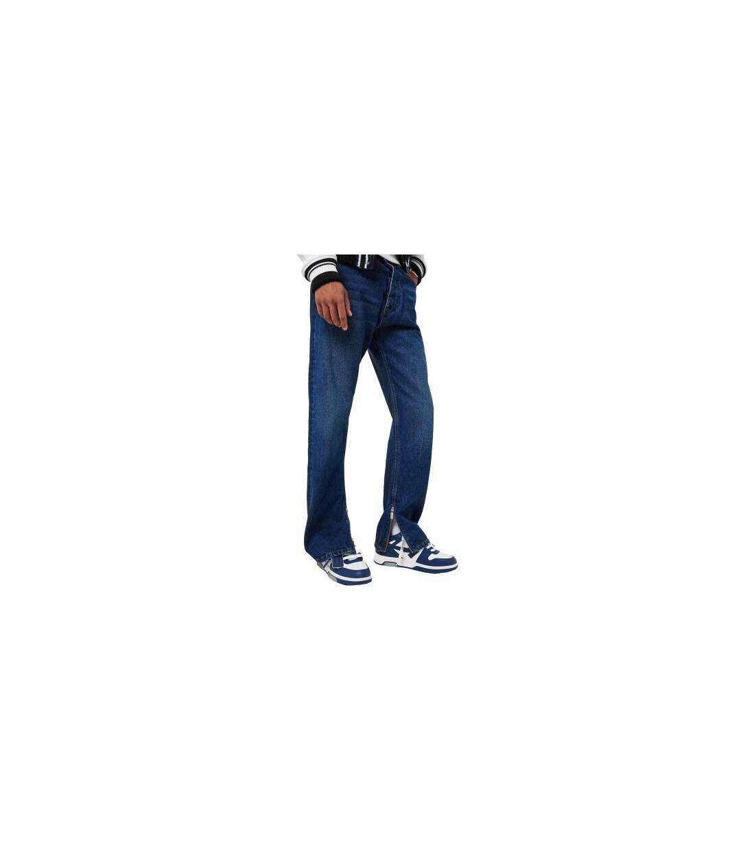 Jean Homme Bleu Off White-1
