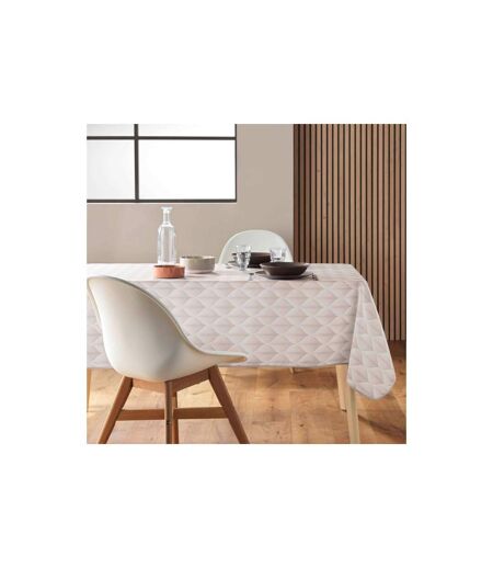 Nappe Antitache Imprimé Kalini 150x240cm Naturel