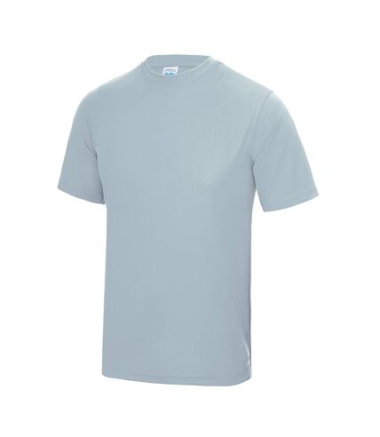 Just Cool Mens Performance Plain T-Shirt (Sky Blue)