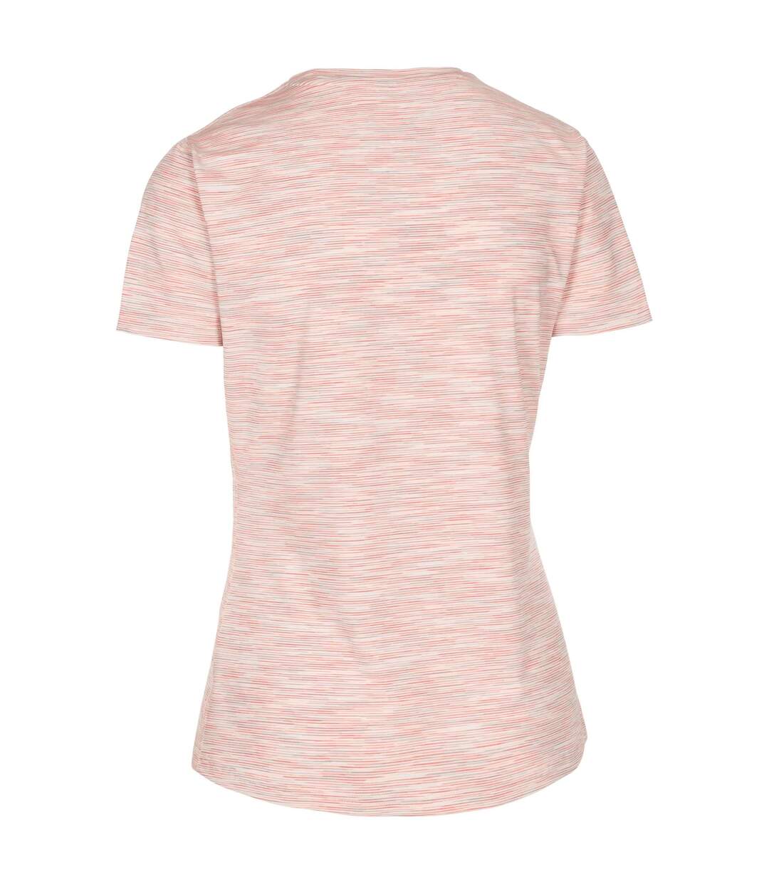 T-shirt hokku femme rose pâle / blanc Trespass-2