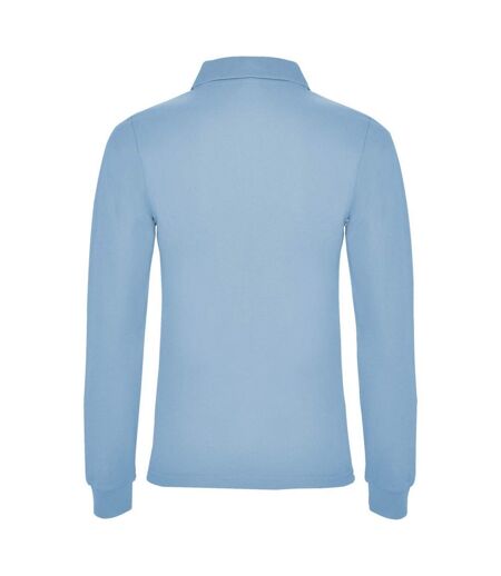 Roly Womens/Ladies Estrella Long-Sleeved Polo Shirt (Sky Blue)