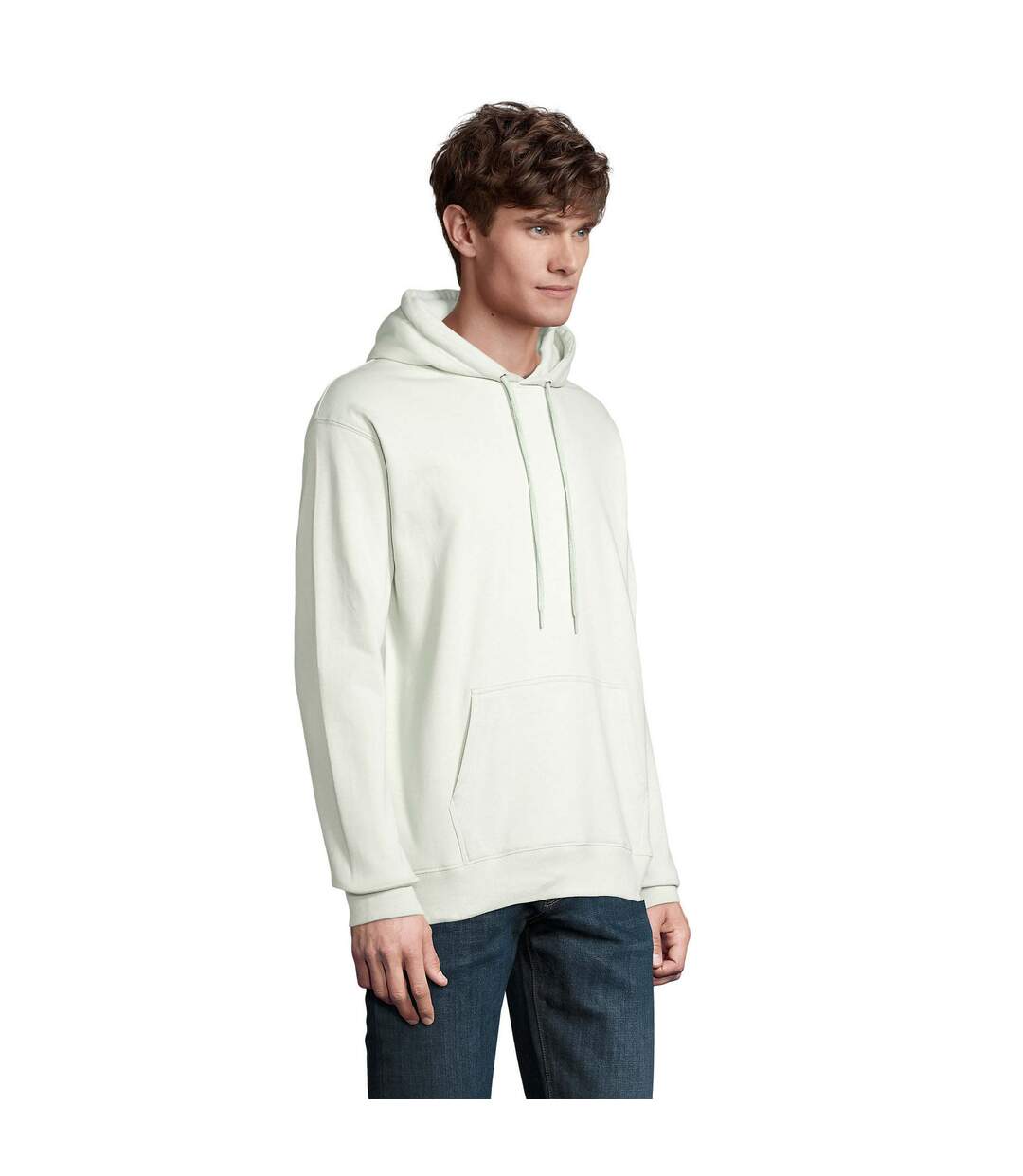 Sweat À Capuche Condor Adulte Vert Pâle SOLS-3